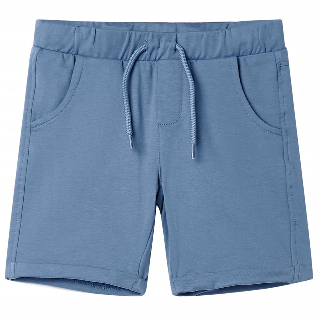 Vidaxl Shorts per bambini con trekoord 116 blu scuro