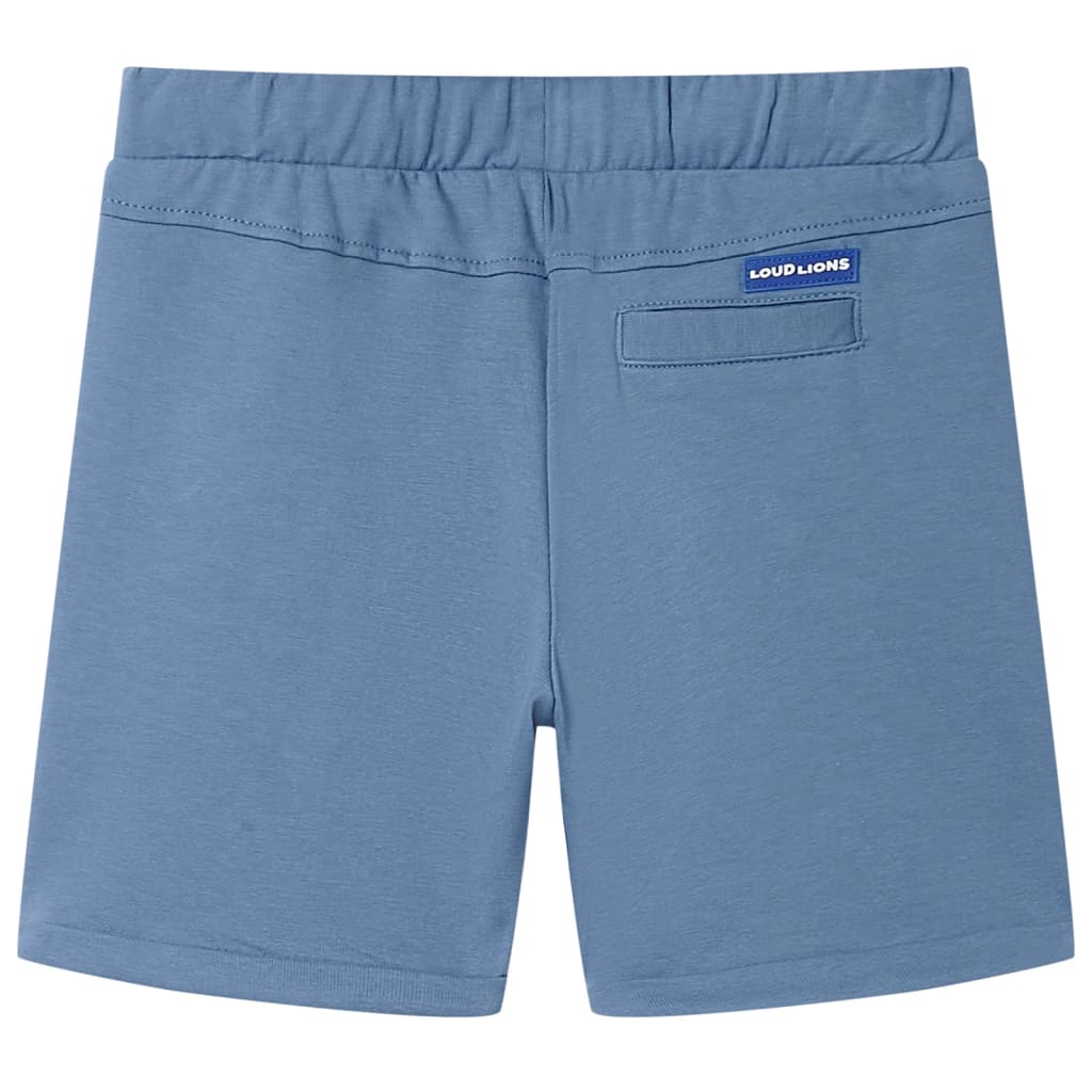 Vidaxl Shorts per bambini con trekoord 116 blu scuro