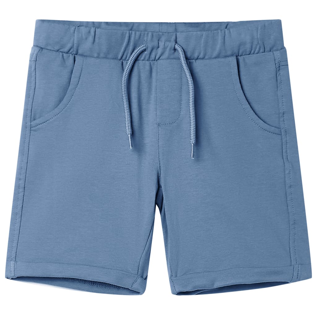 Vidaxl Shorts per bambini con trekoord 128 blu scuro