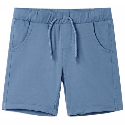 Vidaxl Shorts per bambini con trekoord 140 blu scuro