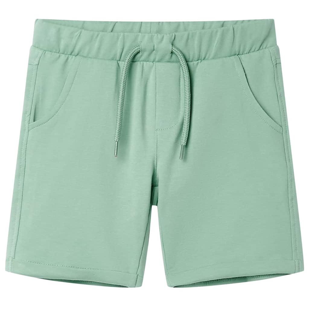 Vidaxl Shorts per bambini con trekkoord 116 lichtkaki