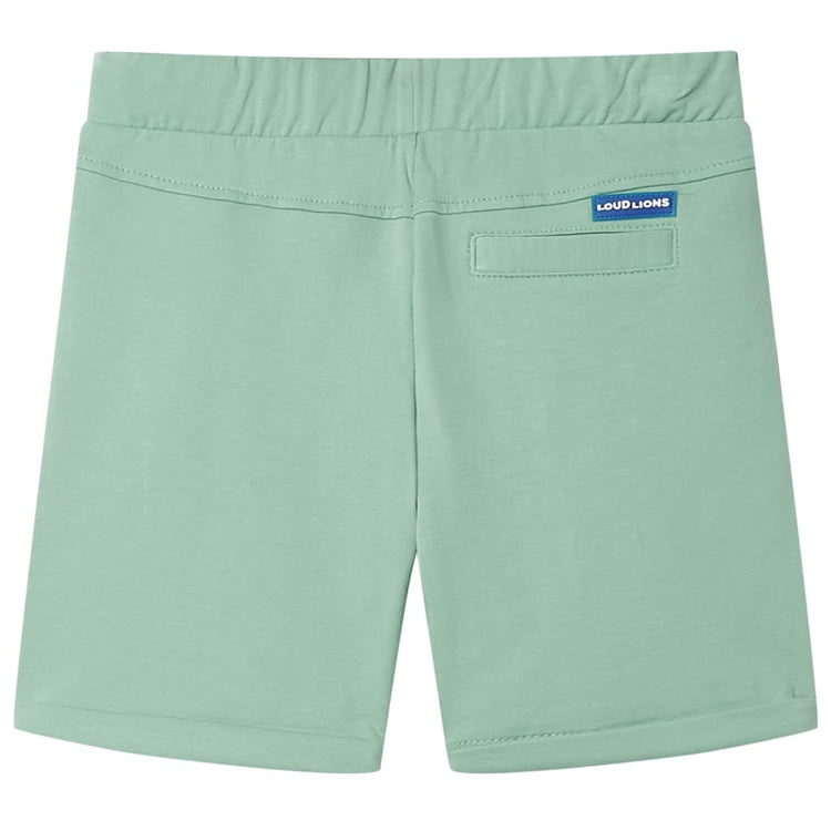 Vidaxl kindershorts met trekkoord 116 lichtkaki