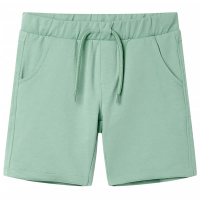 Vidaxl Shorts per bambini con trekkoord 128 lichtkaki