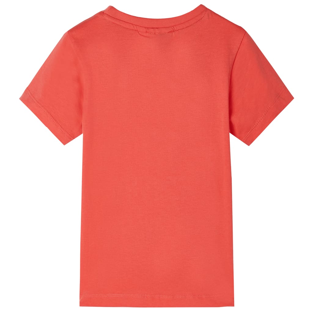 Vidaxl Shirt per bambini 92 rosso chiaro