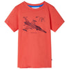 Vidaxl Shirt per bambini 116 rosso chiaro