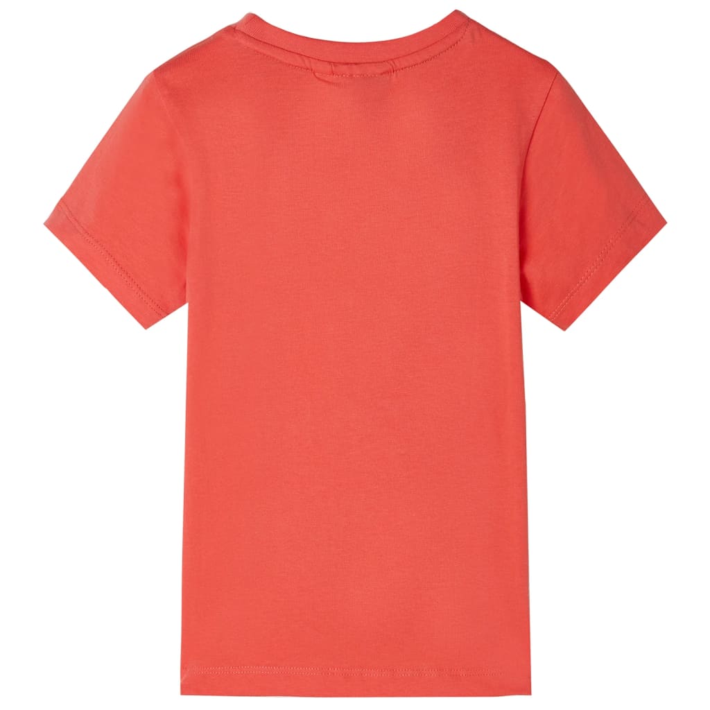 Vidaxl Shirt per bambini 116 rosso chiaro