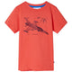 Vidaxl camisa para niños 140 rojo claro
