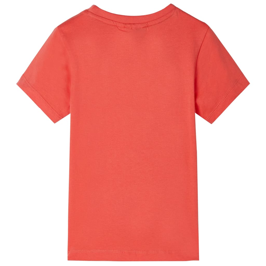 Vidaxl Shirt per bambini 140 rosso chiaro