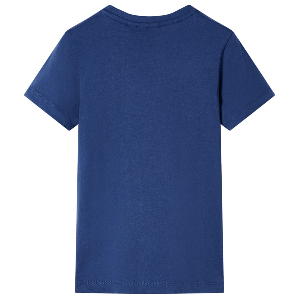 Vidaxl Shirt per bambini 92 Blu scuro