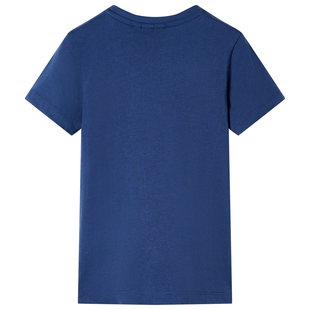 Vidaxl Shirt per bambini 140 Blu scuro