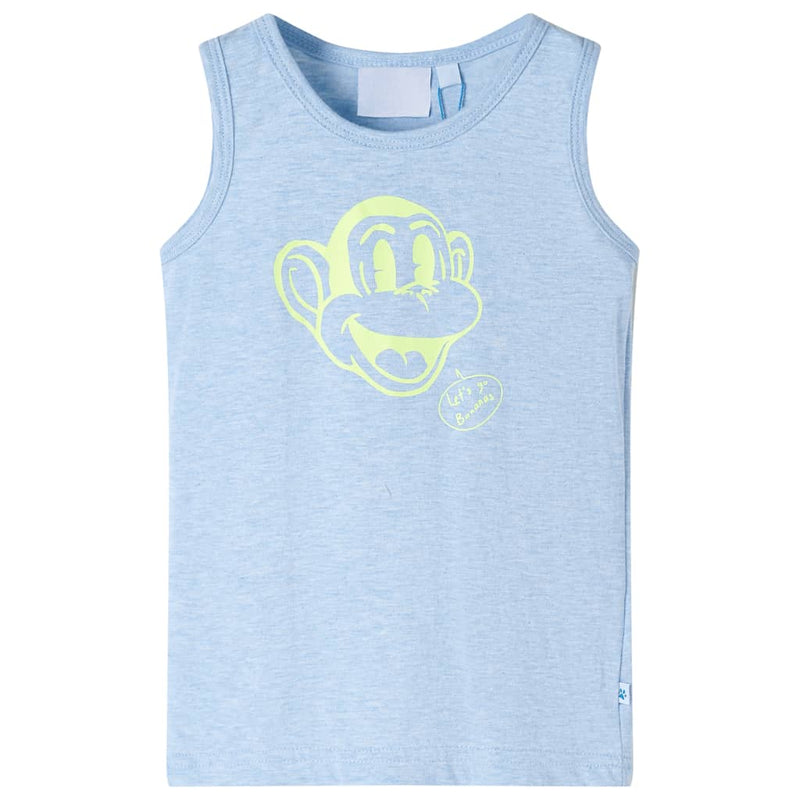 Vidaxl Children's Top 128 Mixed Soft Blue
