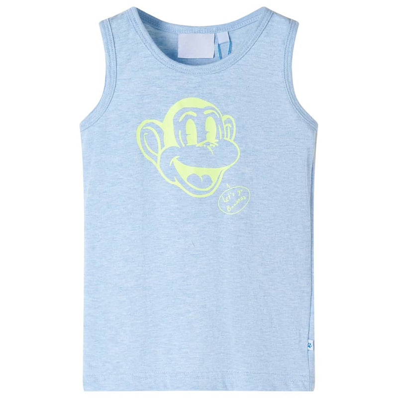 Vidaxl Children's Top 140 Mixed Soft Blue