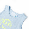 Vidaxl Children's Top 140 Mixed Soft Blue