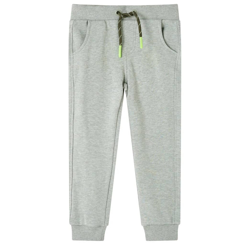 Vidaxl kinderjoggingbroek 128 lichtkaki