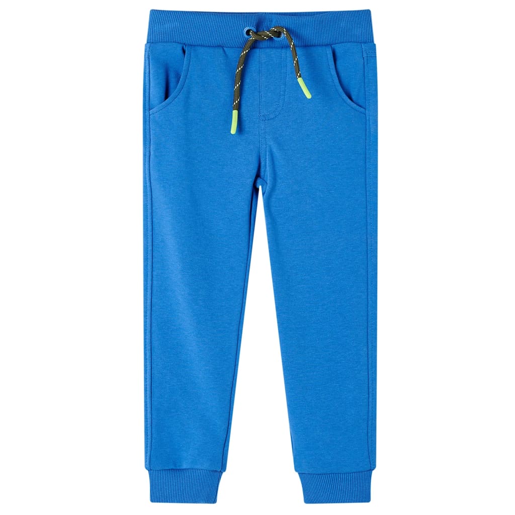 Pantaloni da jogging per bambini Vidaxl 92 blu