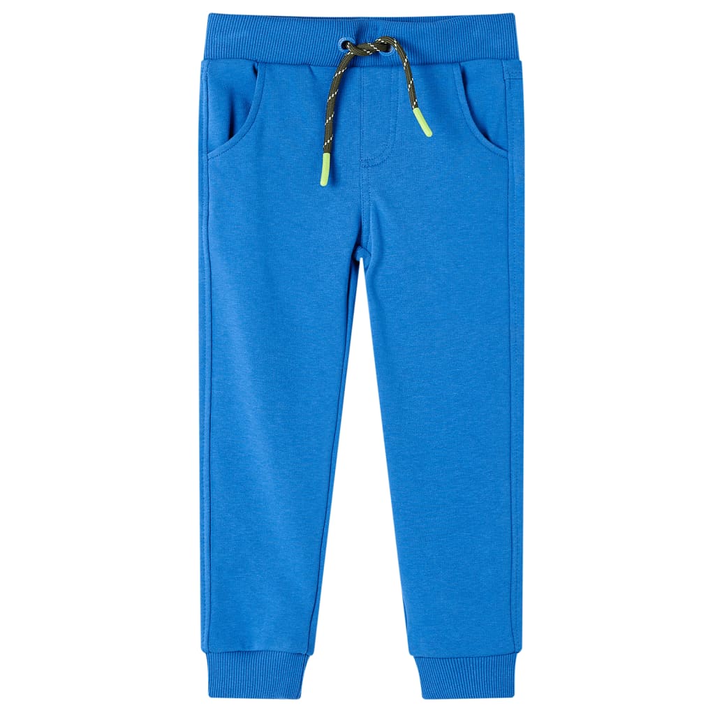 Pantalones de trote de Vidaxl para niños 104 Azul