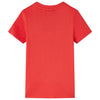 VidaXL Kindershirt 92 rood