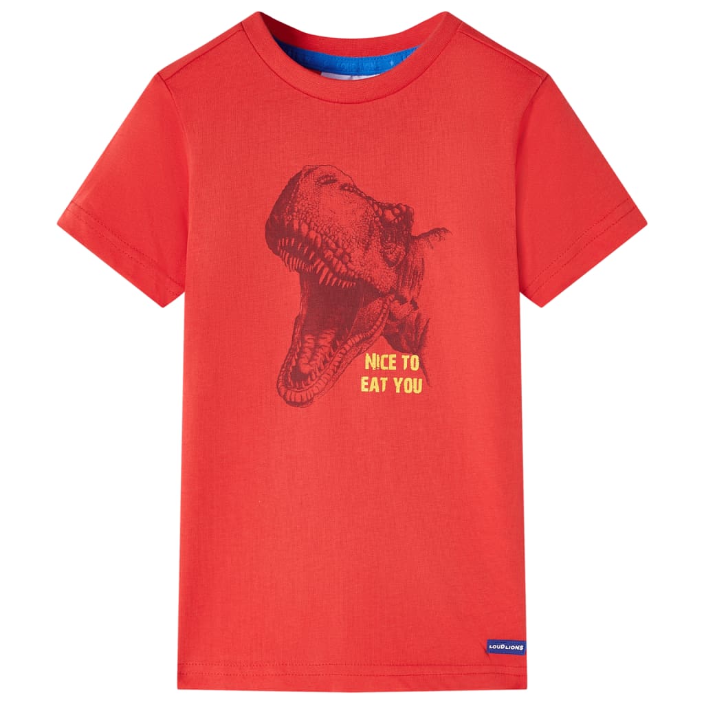 Vidaxl camisa para niños 104 rojo