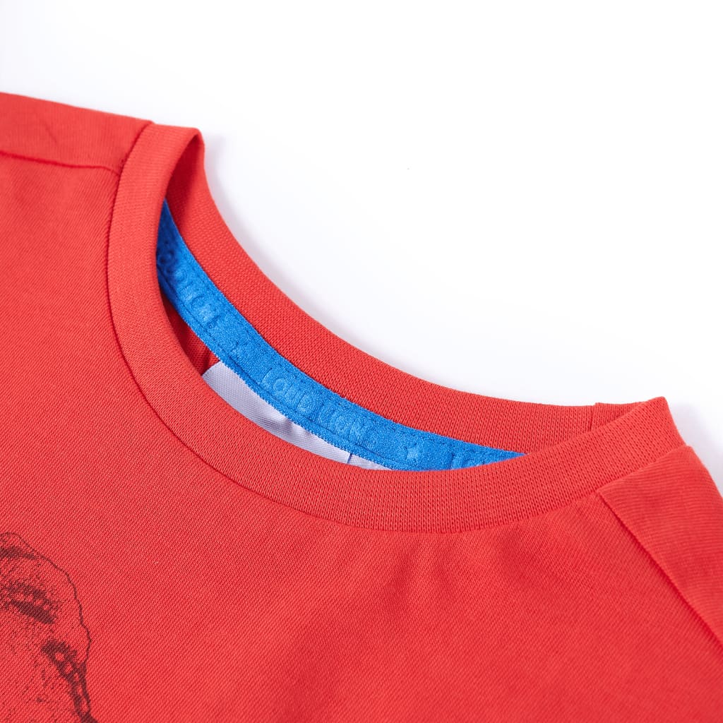 Vidaxl camisa para niños 104 rojo
