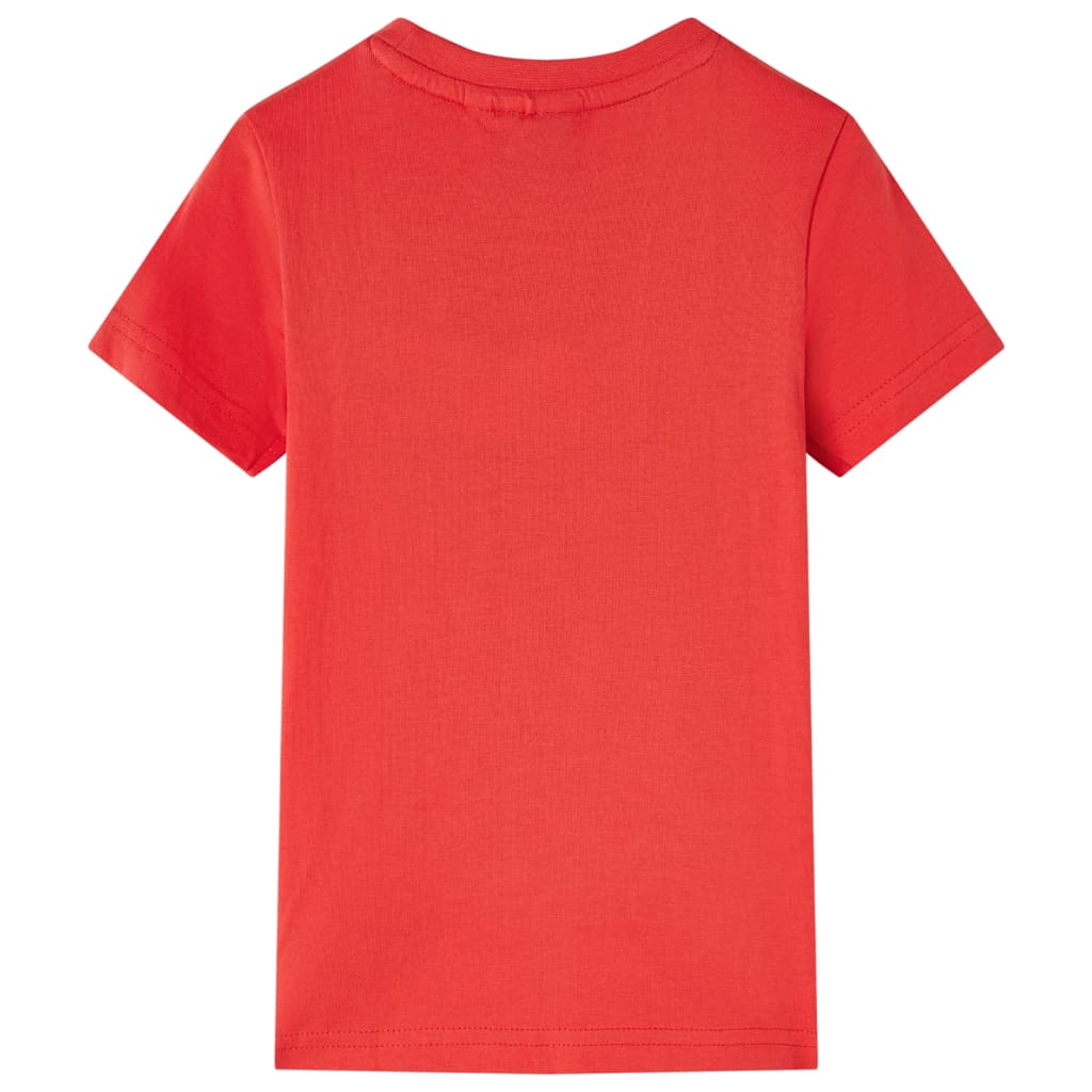 Vidaxl camisa para niños 128 rojo