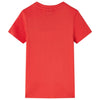 Vidaxl camisa para niños 140 rojo