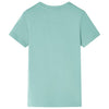 Vidaxl kindershirt 116 lichtkakikleurig