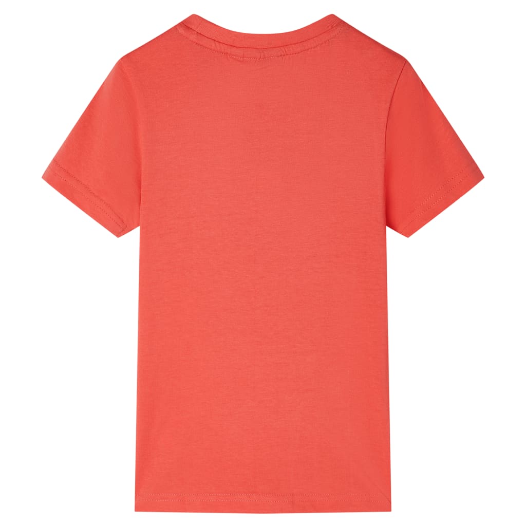 Vidaxl camisa para niños 128 rojo claro