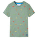 Camisa infantil de Vidaxl con mangas cortas 116 Kakikentig