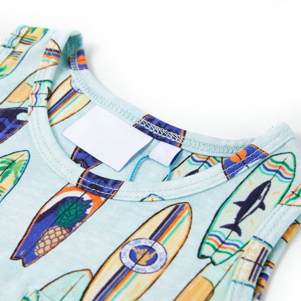Vidaxl Children's Top 104 Mixed Soft Blue