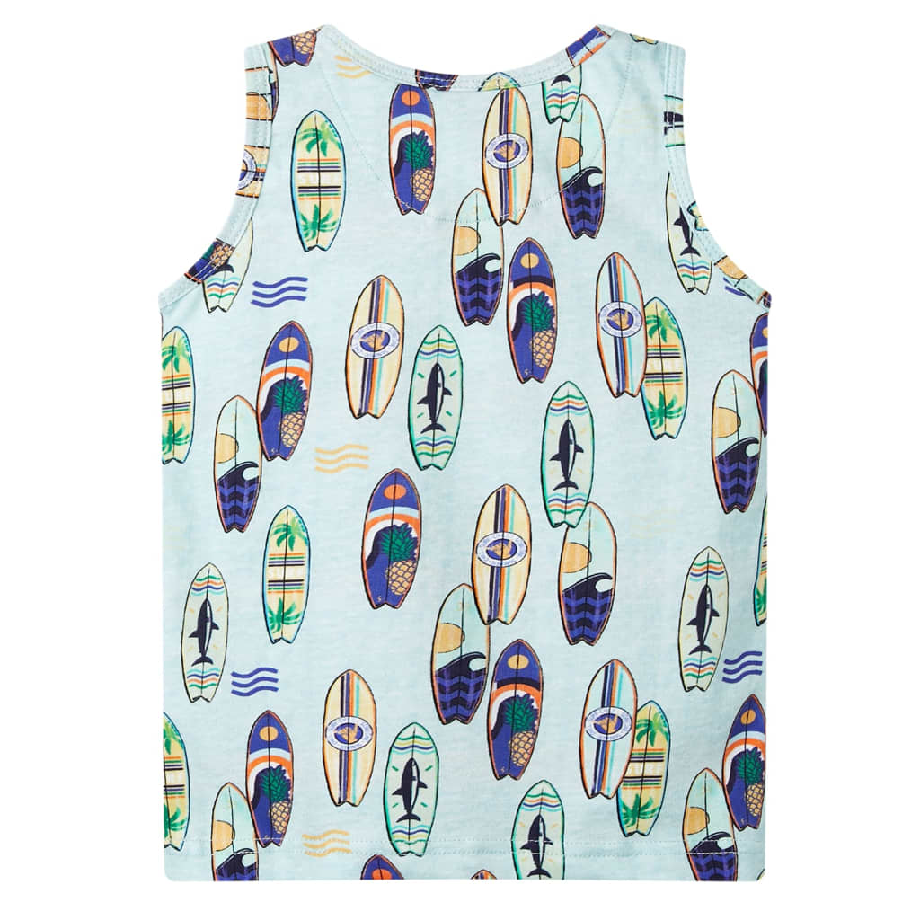 Vidaxl Children's Top 140 Mixed Soft Blue