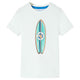 Camisa infantil de Vidaxl con mangas cortas 140 ECRU