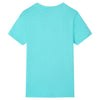 Camicia per bambini Vidaxl con maniche corte 104 blu marino