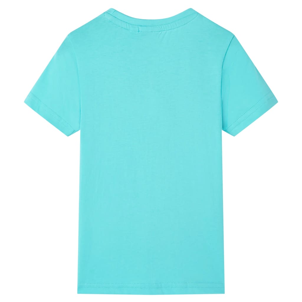 Vidaxl Shirt per bambini con maniche corte 116 Mare Blu