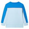 Vidaxl kindertrui 116 felblauw en lichtblauw