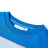 Vidaxl kindertrui 116 felblauw en lichtblauw