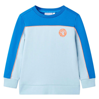 VIDAXL SWEATER BAMBINI 140 Blu brillante e blu chiaro