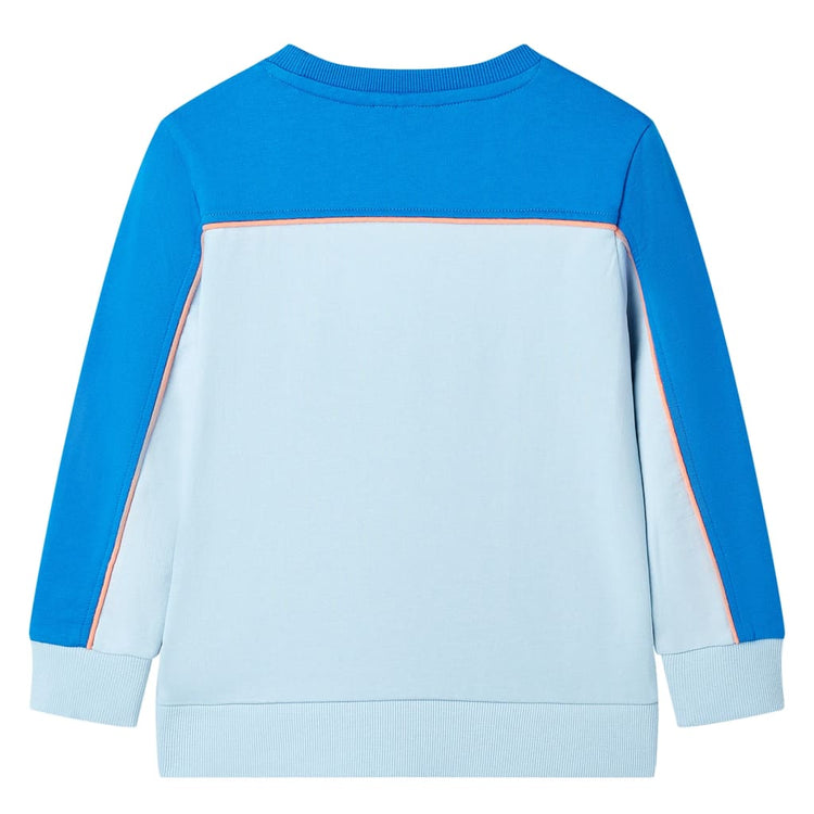 Vidaxl kindertrui 140 felblauw en lichtblauw