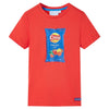 VidaXL Kindershirt met korte mouwen 104 rood