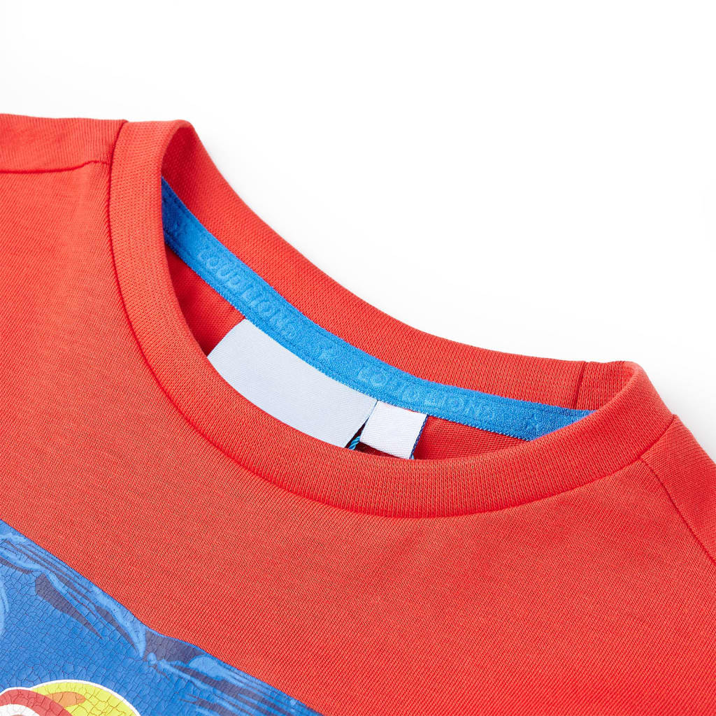 VidaXL Kindershirt met korte mouwen 140 rood