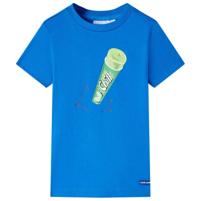 Vidaxl Children's Shirt 92 Felblauw