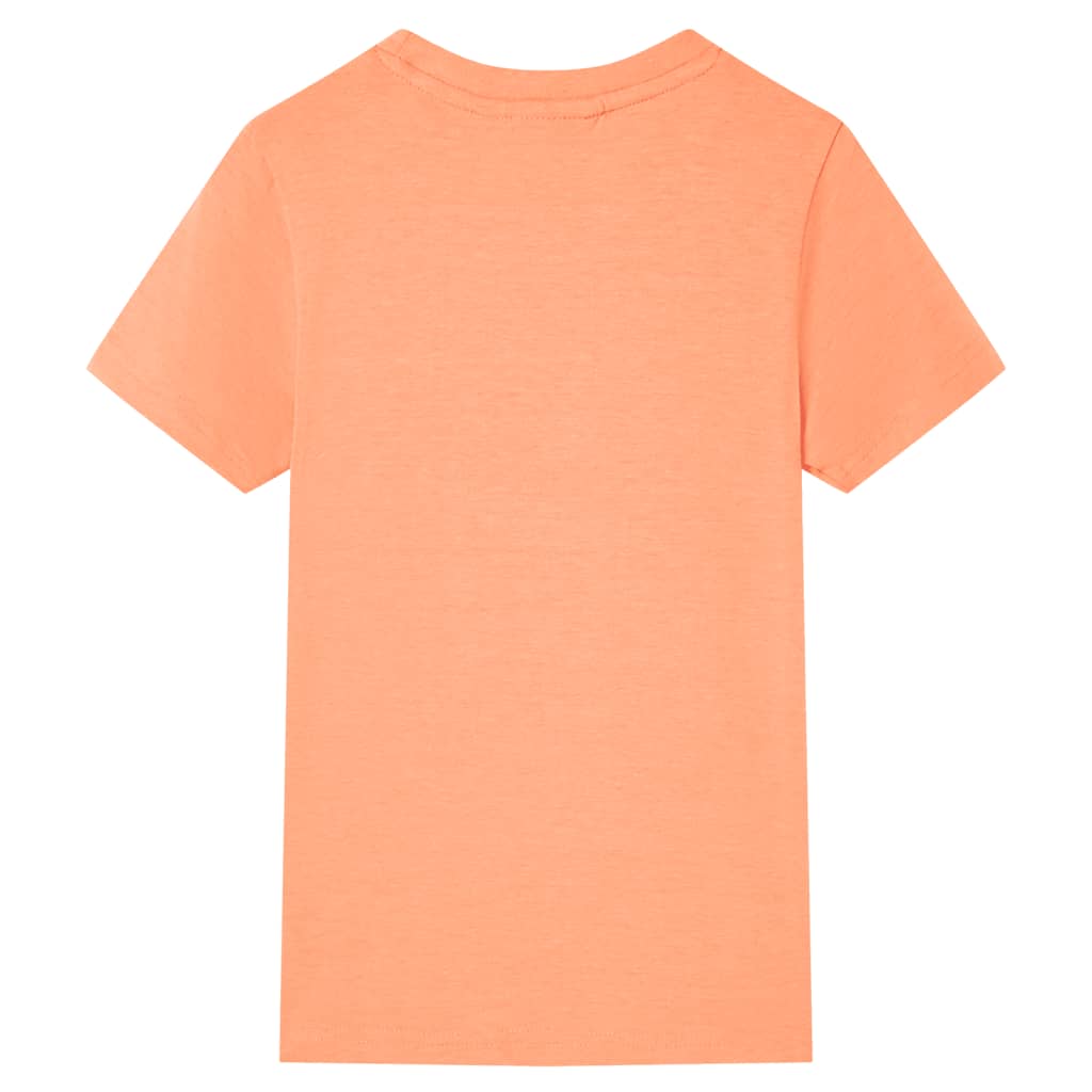 Camicia per bambini Vidaxl con maniche corte 92 Neonoranje