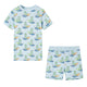 Vidaxl Children's pajamas with short sleeves 140 light blue