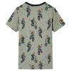 Vidaxl Children's Pigjamas con maniche corte 104 Lichtkaki