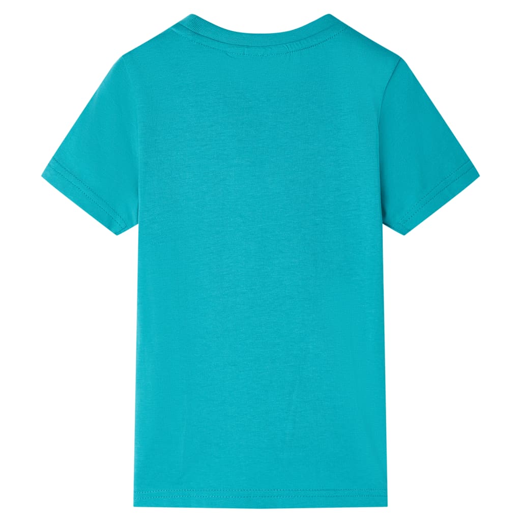 Camicia per bambini Vidaxl con maniche corte 92 menta scura colorata