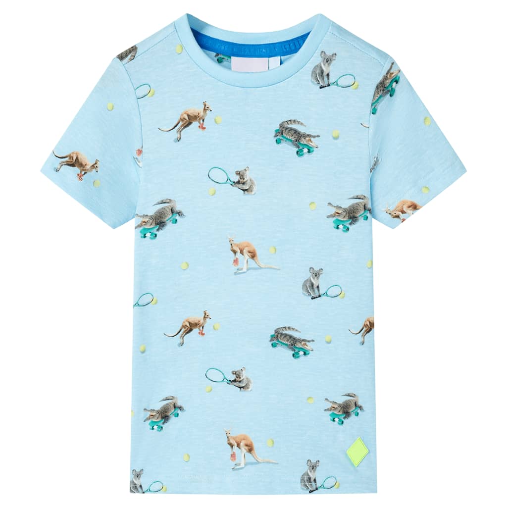 Vidaxl Children's Shirt 116 Miscelati azzurro