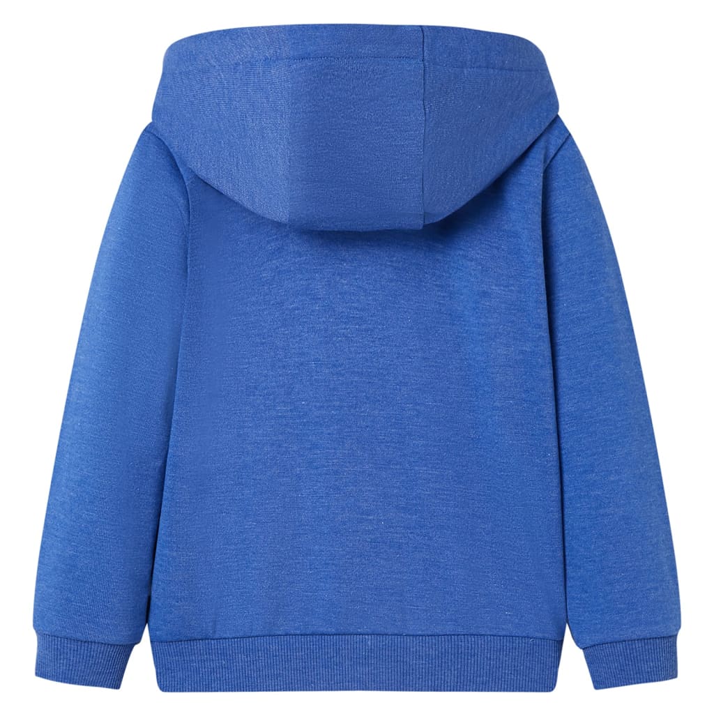 Vidaxl Children's Stupt with Hood e Rits 92 misto blu