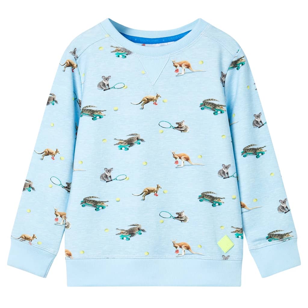 Vidaxl Children's Sweater 128 Miscelato azzurro
