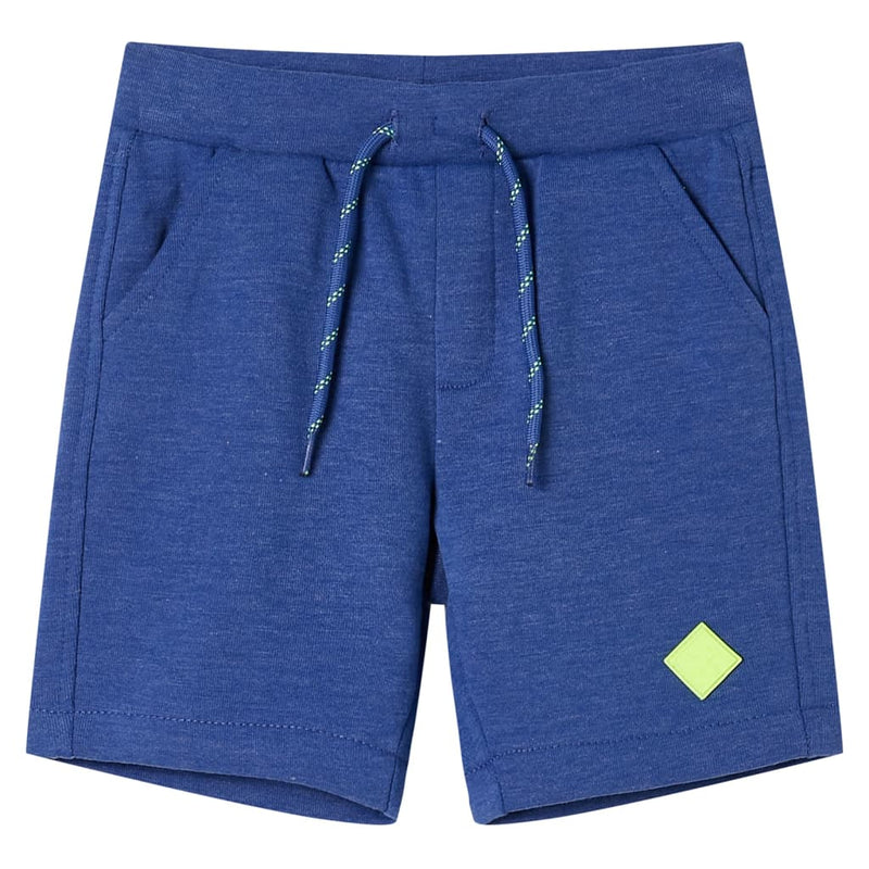 Vidaxl pantalones cortos para niños con Trekkoord 116 Azul mixto