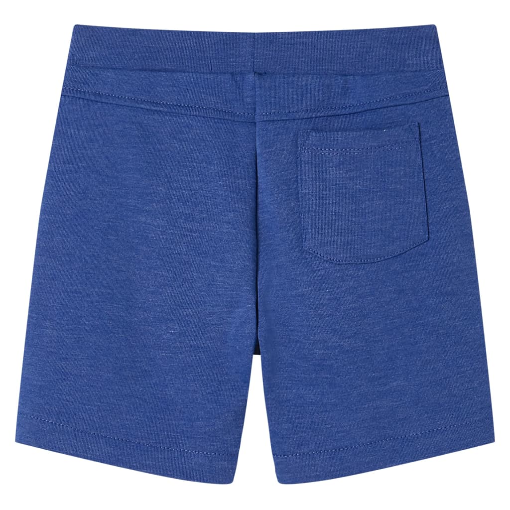 VidaXL Kindershorts met trekkoord 116 gemêleerd blauw