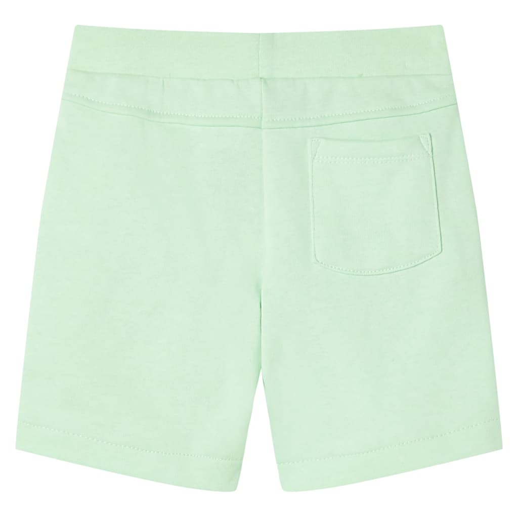 Vidaxl Shorts per bambini con Trekoord 128 Green Bright